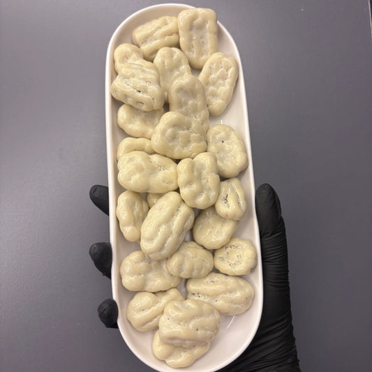 Noix de pécan enrobées chocolat blanc