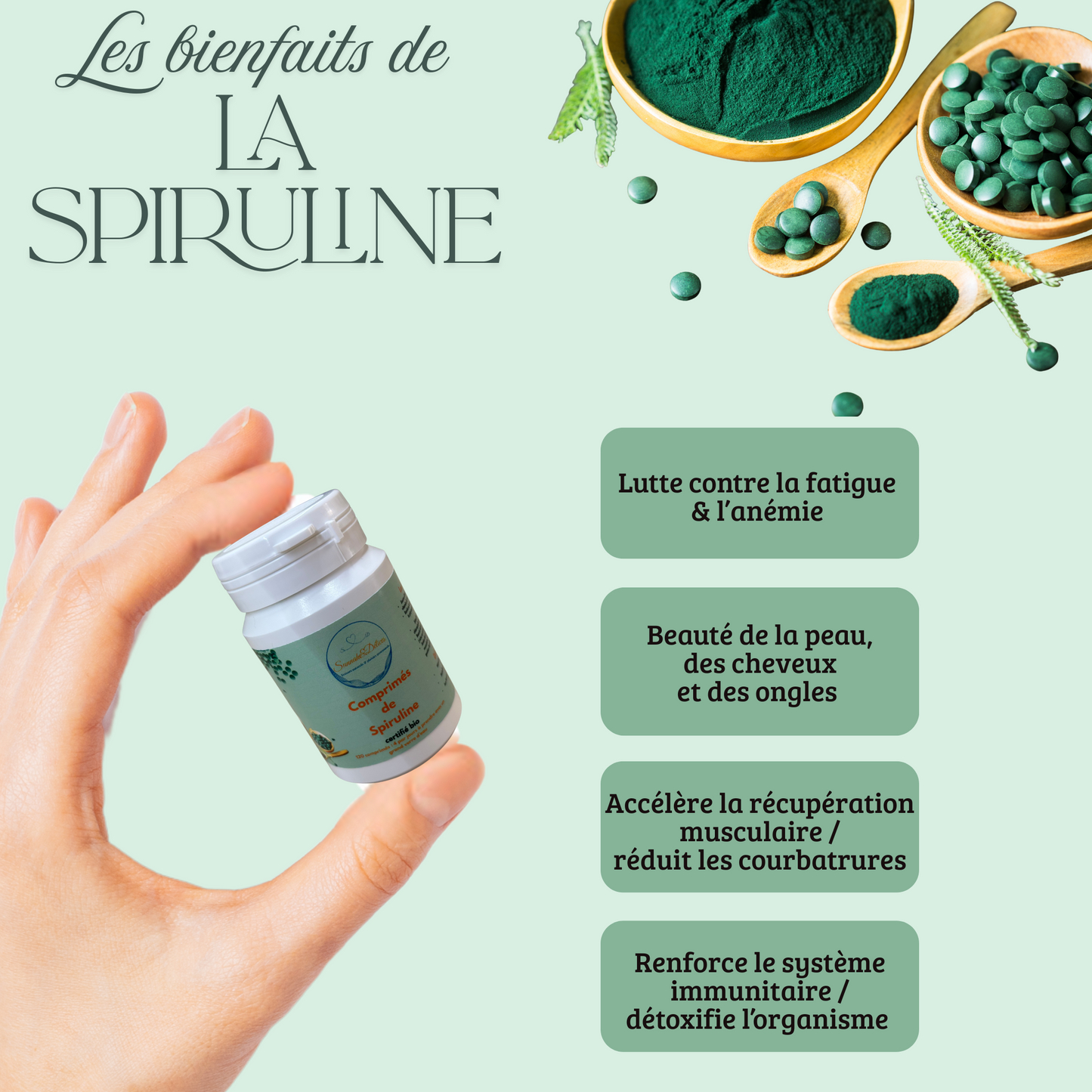 Comprimés Spiruline
